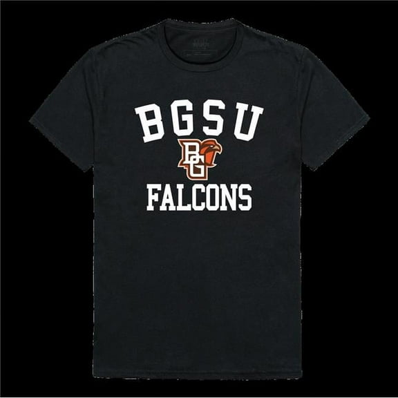 Bowling Green State University Falcons Arch T-Shirt, Black - Large