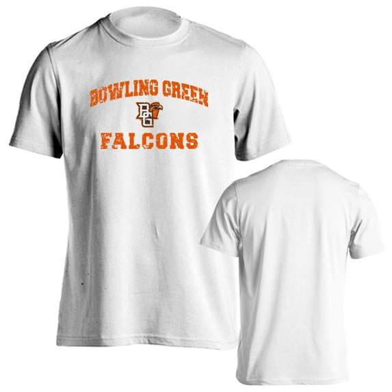 Bowling Green State University Falcons Distressed Retro Short Sleeve T-Shirt