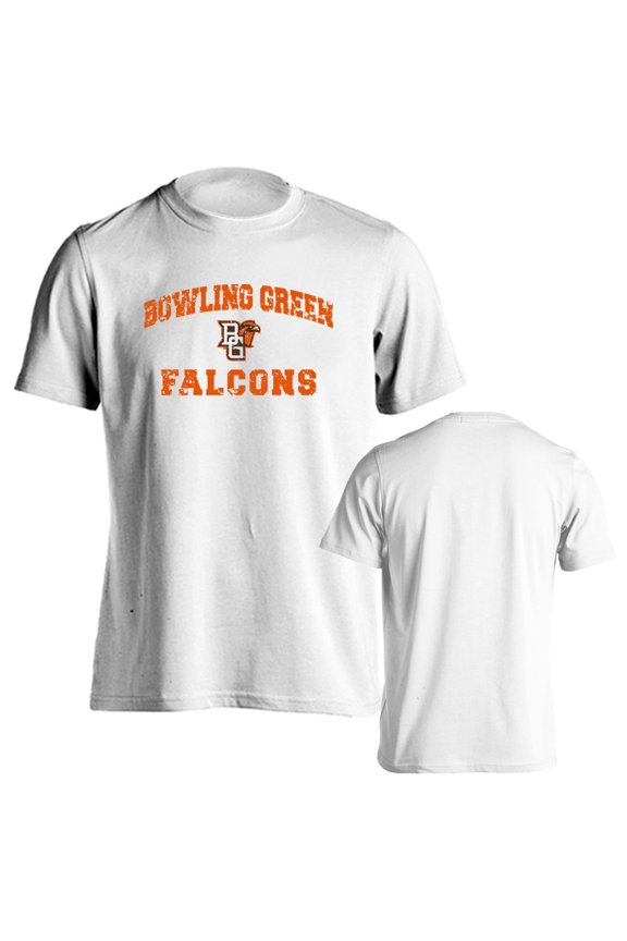 Bowling Green State University Falcons Distressed Retro Short Sleeve T-Shirt