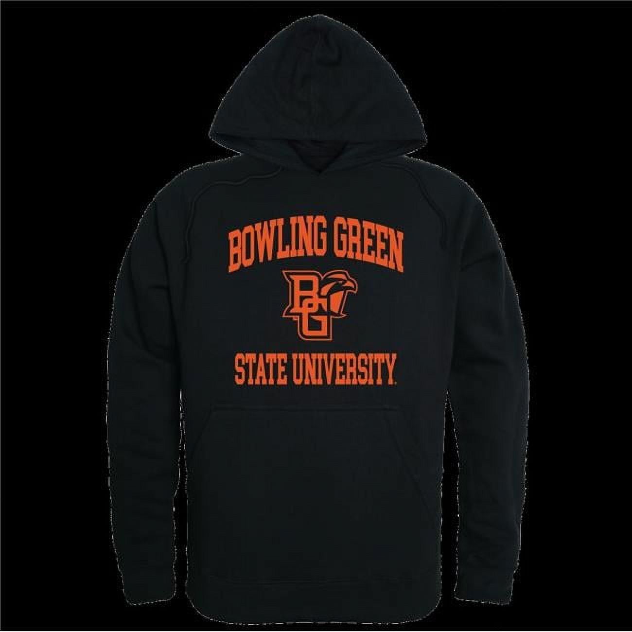 Bowling Green State University Falcons Seal Hoodie, Black 2XL