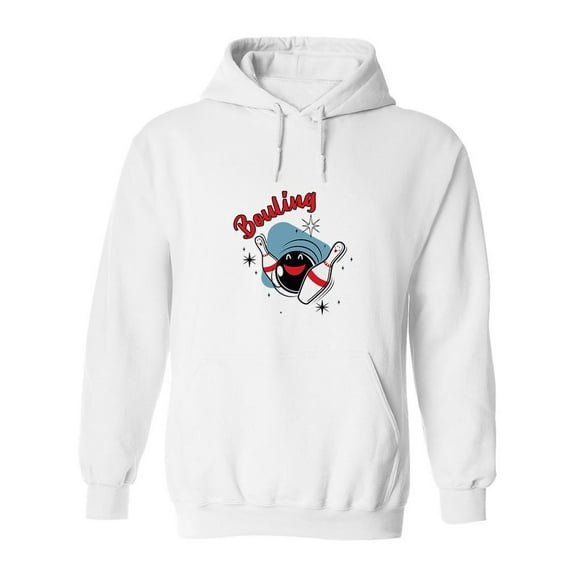 Bowling Icons Hoodie Men -SPIdeals Designs, Male Small
