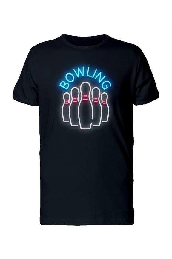 Bowling In Sharp Effect Tee Men's -Image by Shutterstock