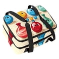 thumbnail image 1 of Bowling Insulated Double Layered Lunch Bag with Two Compartments, Large Capacity, and Handheld Design - 7.1x11.4x16.1 Inches, 1 of 6