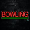 thumbnail image 1 of Bowling LED Neon Sign 24"L x 7"H #32092, 1 of 3