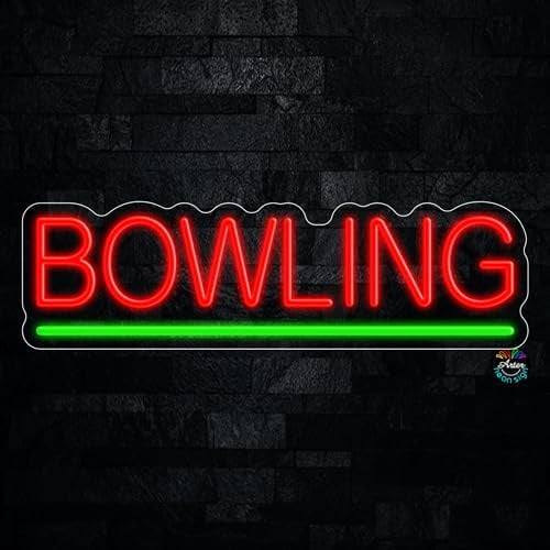 Bowling LED Neon Sign 24"L x 7"H #32092