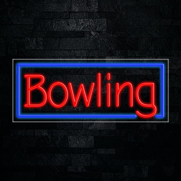 Bowling-LED Neon Sign 30"L x 12"H #31178