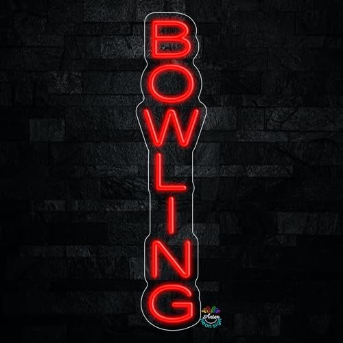 Bowling LED Neon Sign 6"L x 27"H #32093