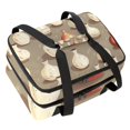 Bowling Large Capacity Double Layered Insulated Refrigerated Lunch Bag
