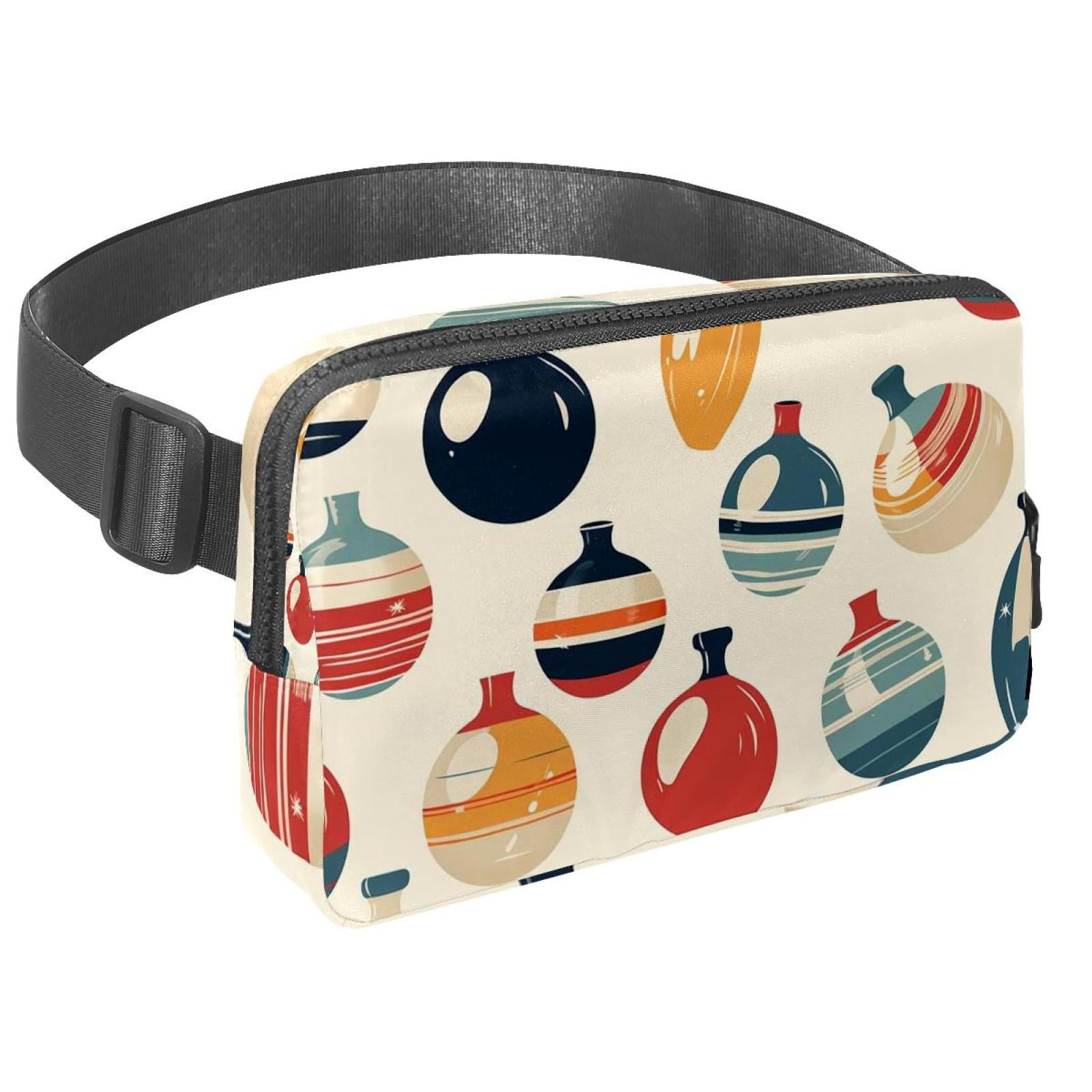 Bowling Lightweight Adjustable Running Belt Waist Bag with Extension Strap - Unisex