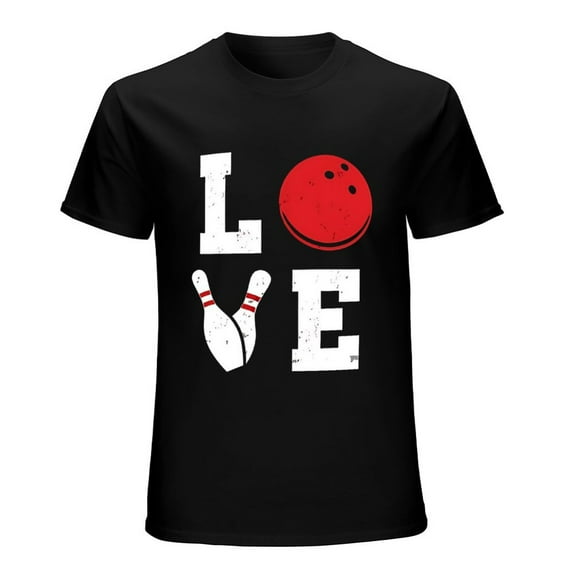 Bowling Lover T-Shirt Men Funny Retro Vintage Bowling Gift Tee