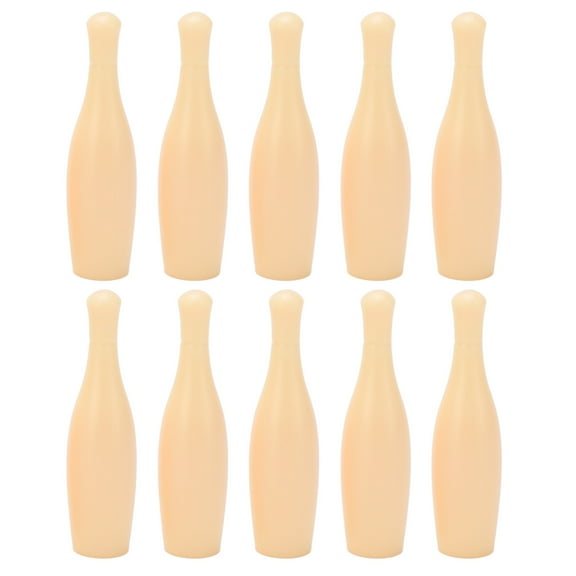 Bowling Pin Set Plastic Table Bowling Game Mini Pins Educational Toy for Kids Toddlers Children Indoor