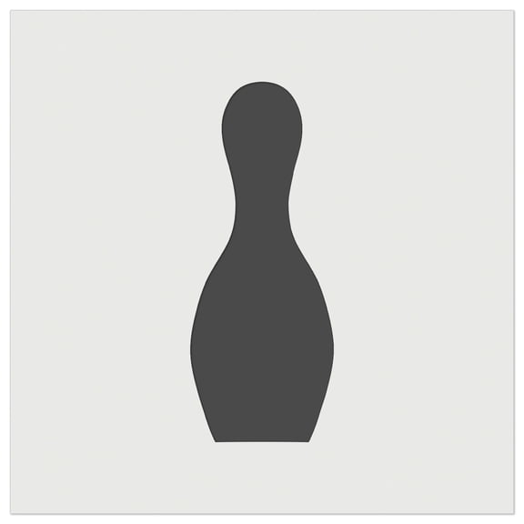 Bowling Pin Solid DIY Cookie Wall Craft Stencil - 5.5 Inch