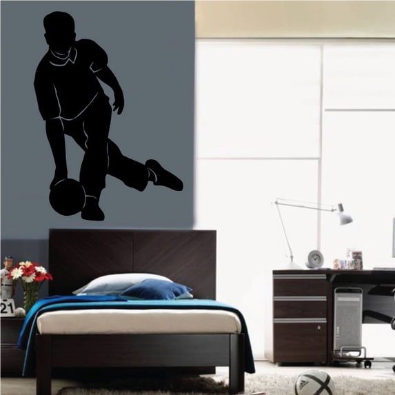 Bowling Player About to Relase Decal - 36 Inches