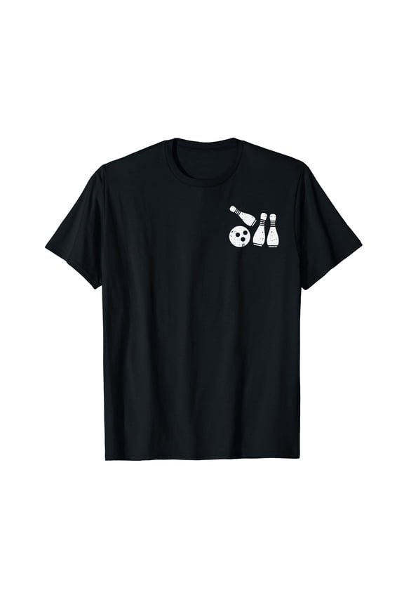 Bowling Pocket Sports Bowler Team Women Men Kids Boys Girls T-Shirt