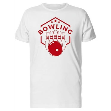 Bowling Red Logo T-Shirt Men -Image by Shutterstock, Male x-Large