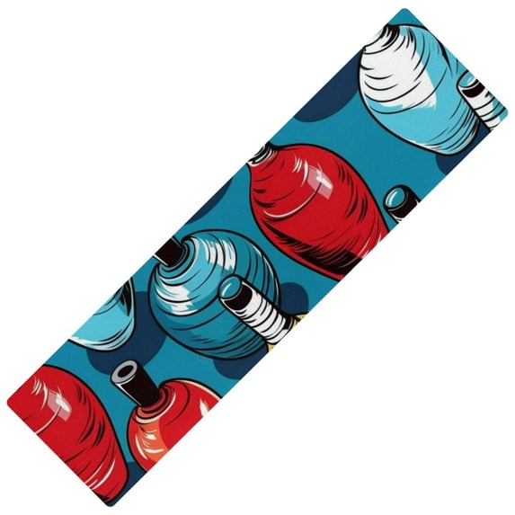 Bowling Rubber Mat Kitchen Runner Kitchen Mat - Rectangular, 15.7"x59", Washable, , Absorbent