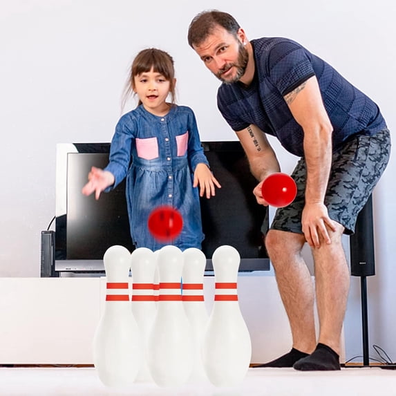 Bowling Set Light Up LED Flashing 12-Piece