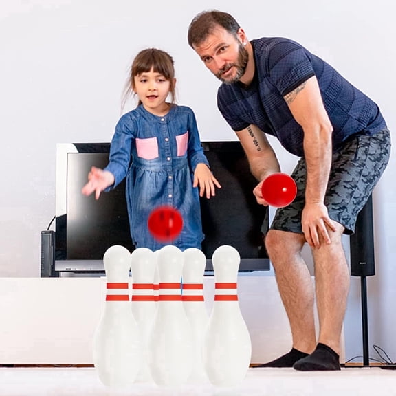 Bowling Set Light Up LED Flashing 12-Piece