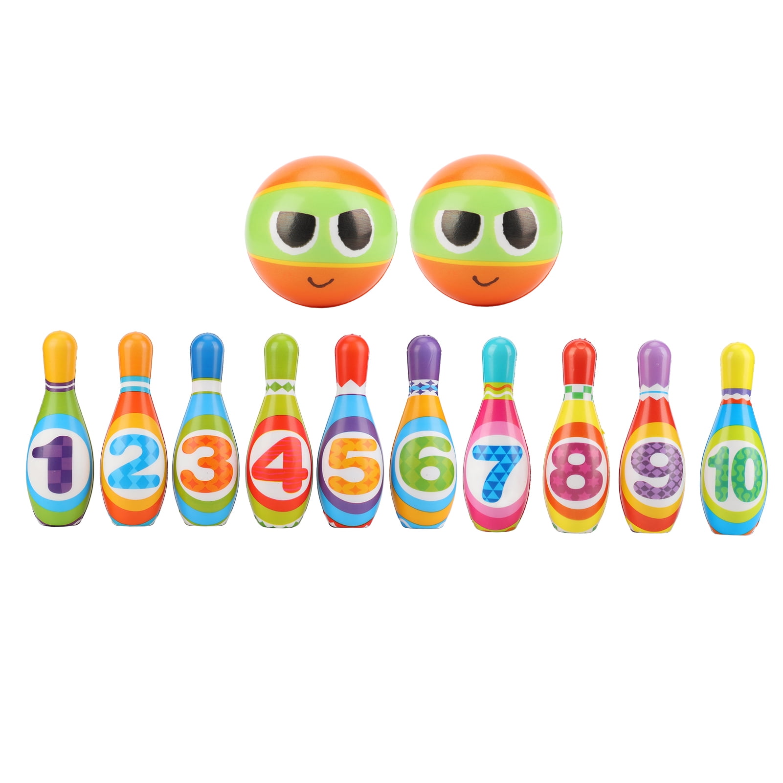 Bowling Set Skittles Game For Kids, Kids Bowling Toys Set Soft