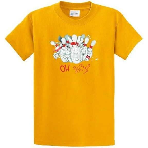 Bowling Shirt Oh ShT Short Sleeve T-shirt-Carolina-Small