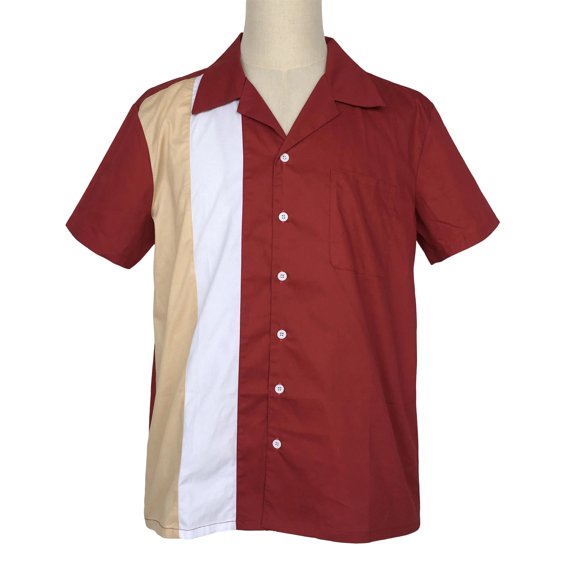 Bowling Shirts Club Panel Vintage Style USA