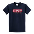 thumbnail image 1 of Bowling Short Sleeve T-shirt Eat Sleep Bowl-navy-xl, 1 of 4