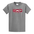 thumbnail image 1 of Bowling Short Sleeve T-shirt Eat Sleep Bowl-sportsgray-4xl, 1 of 4