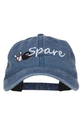 Bowling Spare Embroidered Washed Cap - Navy OSFM