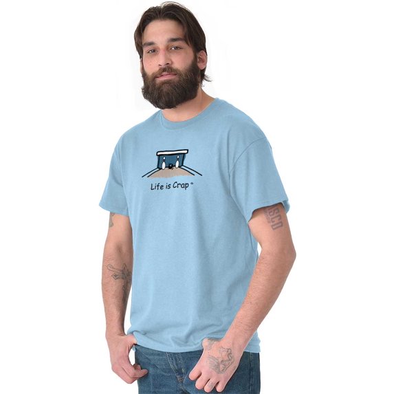 Bowling Split Pins Funny Bowler Joke Men's Graphic T Shirt Tees Brisco Brands M