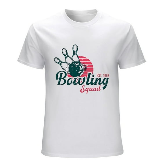 Bowling Squad Est 1998 T-Shirt Men's Vintage Retro Bowling Team Tee