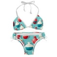 thumbnail image 1 of Bowling Stylish Bikini Set with Detachable Sponge & Adjustable Strap 2-Pack - Beach Ready!, 1 of 6