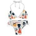 thumbnail image 1 of Bowling Swimsuit Women Bikini Sets, Detachable Sponge Adjustable Strap Swim Suits, Two-Pack- Beachwear Pool Party Summer Vacation, 1 of 6