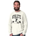 thumbnail image 1 of Bowling Team Varsity League Cool Plus Size Long Sleeve Graphic Tee Shirt Brisco Brands 5X, 1 of 4