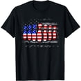 thumbnail image 1 of Bowling USA American Flag 4th of July Bowler Patriotic T-Shirt, 1 of 3