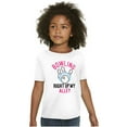 thumbnail image 1 of Bowling Up My Alley Funny Novelty Girls Kids T Shirt Tees Teen Brisco Brands XS, 1 of 6