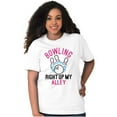 thumbnail image 1 of Bowling Up My Alley Funny Novelty Women's Plus Size Graphic Tee Brisco Brands 4X, 1 of 3