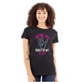 thumbnail image 1 of Bowling Up My Alley Funny Novelty Womens Slim Fit Graphic Tee Brisco Brands X, 1 of 5
