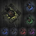 thumbnail image 1 of Bowling Zone Signs Bowling Club Decoration Wall Clock Bowler Strikes Bowling Player Vintage Vinyl Record Wall Clock Bowlers Gift, 1 of 8