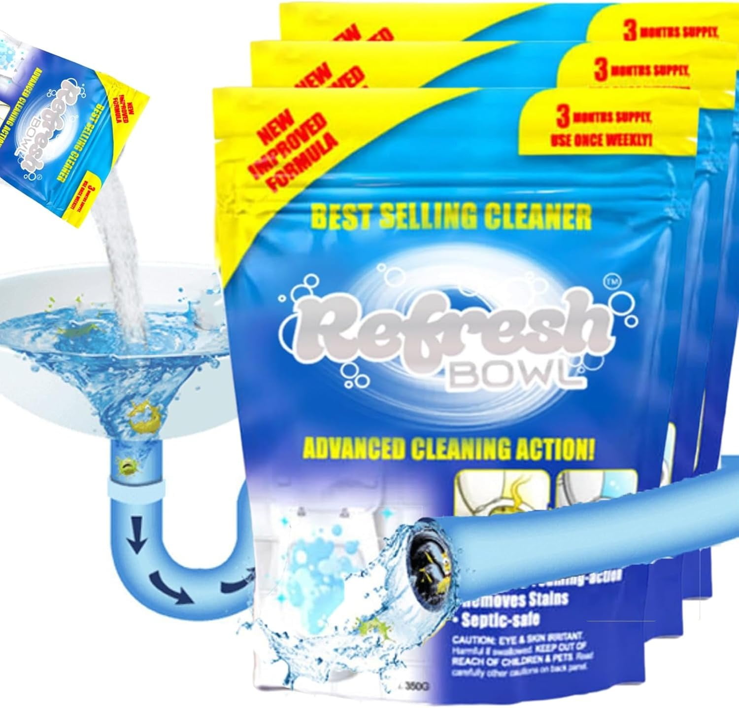 Bowlrefresher Foaming Toilet Cleaner, Bowl Refresh Foaming Toilet