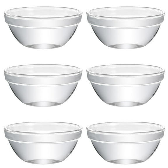 Clear Glass Dessert Bowls Small Mini Serving Dishes for Pudding Ice Cream Snacks Appetizers Jelly Prep Cups
