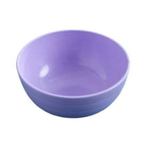Bowls for Kitchen,Plastic Bowls,Unbreakable Cereal Bowls Set,Wheat Straw Bowls Set, Salad Bowls,Soup Bowls,Reusable Plastic Bowls,Microwave & Dishwasher Safe Bowls for Kitchen(Purple 5*2.4in)