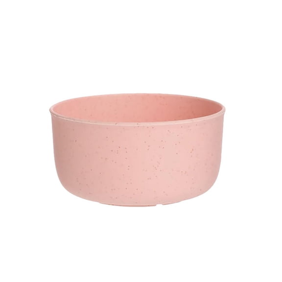 Bowls Microwave Safe, Wheat Straw Plates and Bowls Sets, Small Soup Sculpted Piece, 5.5X2.5 In, Pink, 1 Pc, Bowls for Kitchen, Home and Kitchen, Durable Dining