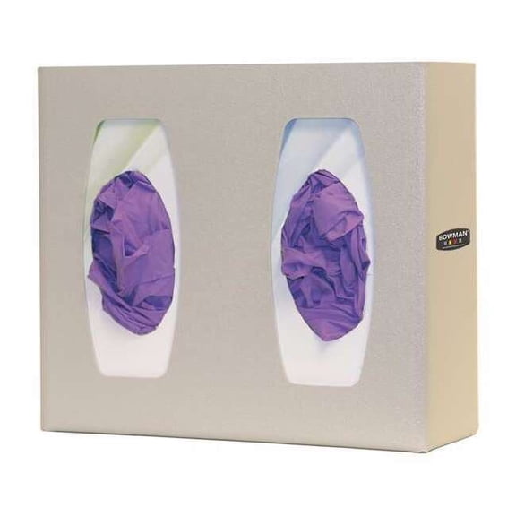 Bowman Dispensers Glove Dispenser, Beige, Wall Mount, ABS GL020-0212