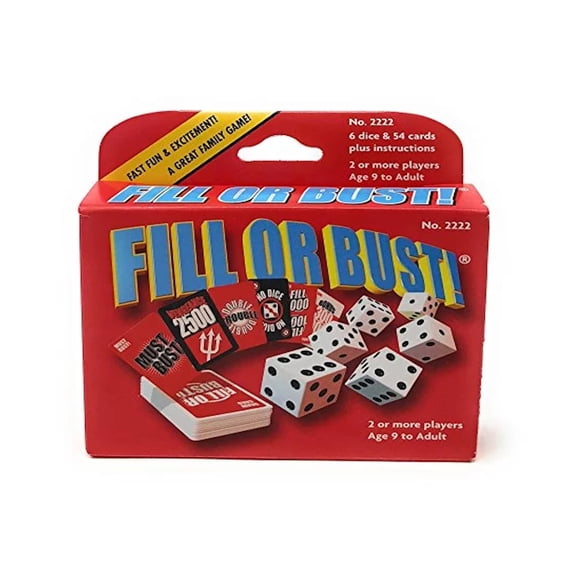 Bowman Games Fill or Bust Great Card and Dice Game