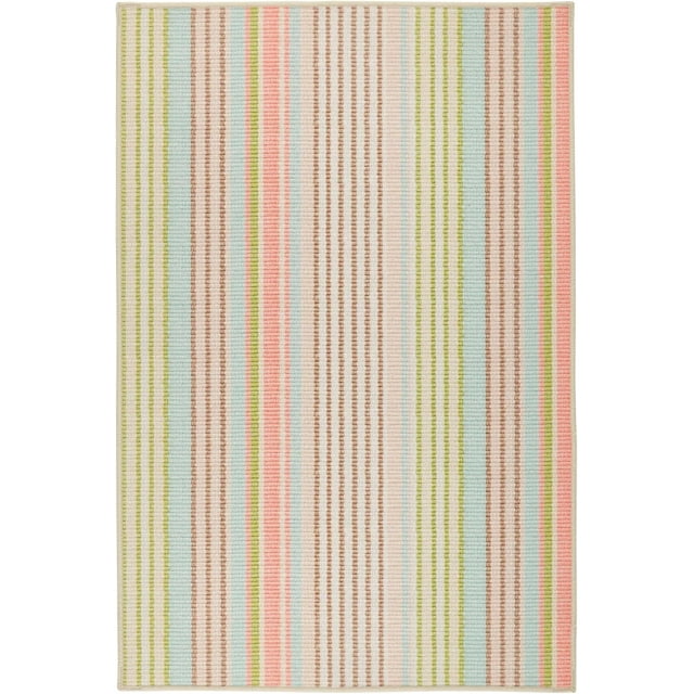 Bowman Stripe Grey Machine Washable Rug, 3 X 5 Feet, Grey Stripe Pattern