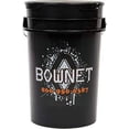 thumbnail image 1 of Bownet Ball Bucket - 6 Gallon Bucket with Lid - Softball & Baseball Bucket for Balls (White), 1 of 5