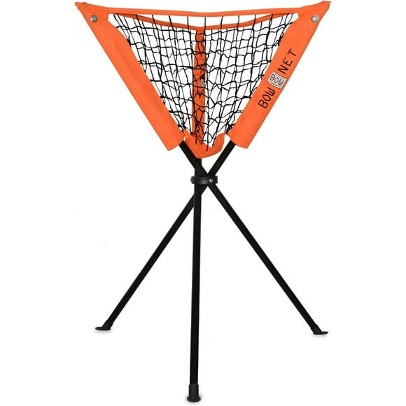 Bownet Ball Caddy, Multi-Sport Practice Ball Caddy Net for Softballs, Baseballs, and Tennis Balls (36" Tall)
