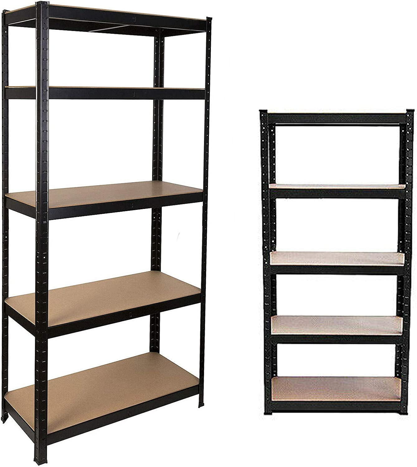 Bowoshen 5Tier Heavy Duty Metal Shelving,70"x35"x16"Racking Storage