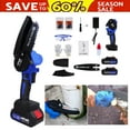 thumbnail image 1 of Bowoshen Battery Chainsaw,Mini Electric Chainsaw With 1PC Battery&Charger,4Inch Single-Handed Electric Wood Pruning Saw,Rechargeable Portable For Garden, 1 of 5