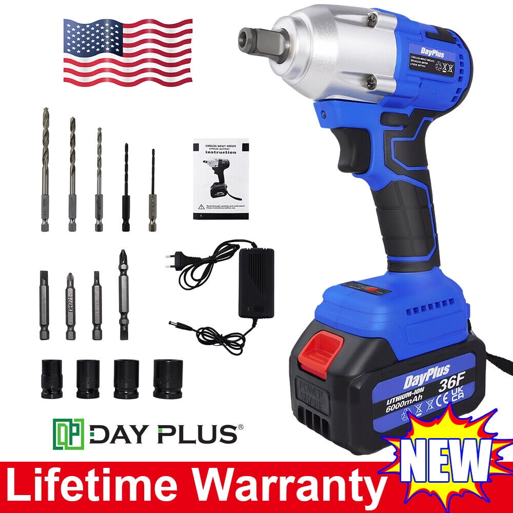 Bowoshen Brushless Electric Impact Wrench for Car Cordless Wrench